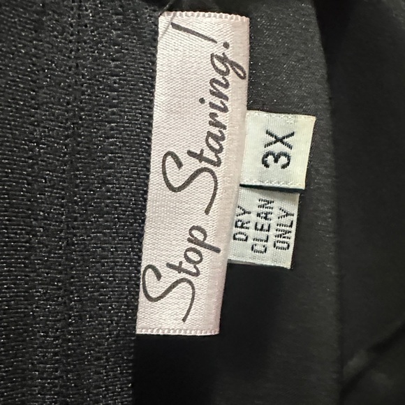 Stop Staring Black Dress - Picture 2 of 5